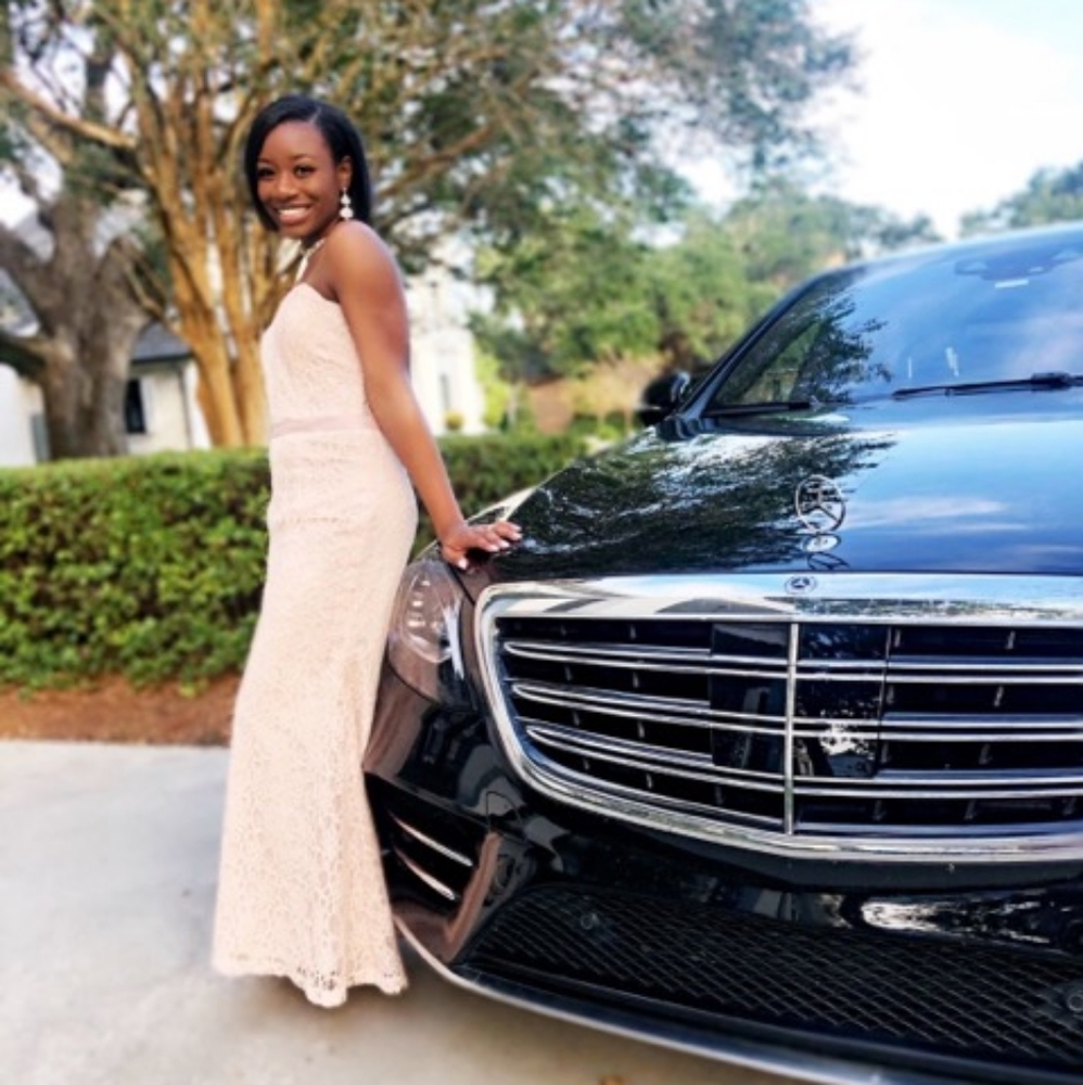 Mori Lee Blush Pink Lace Formal Gown Sz 4